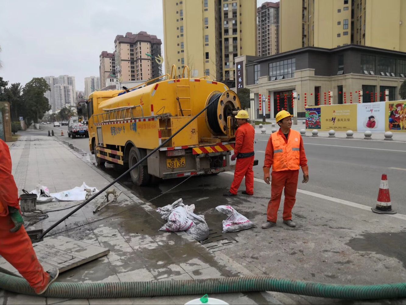 冕宁排污管道清淤-管道清洗